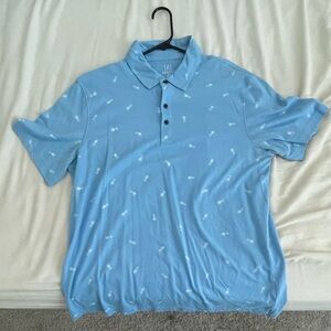 light blue polo